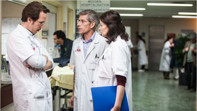 Reda Kateb, Jacques Gamblain et Marianne Denicourt dans "Hippocrate de Thomas Lidlit
 (Le Pacte)