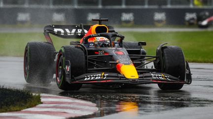 Max Verstappen lors de la séance de qualifications du Grand Prix du Canada, le 18 juin 2022. (FLORENT GOODEN / FLORENT GOODEN)