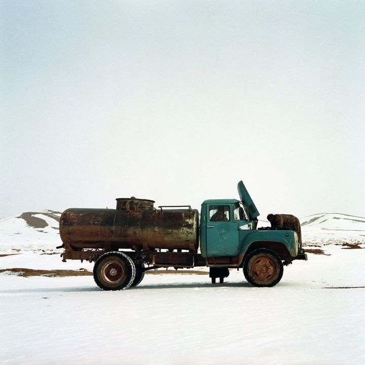 L’unique camion du village de Bogd (5 000 habitants)
 (Lucile Chombart de lauwe/le bar Floréal.photographie)