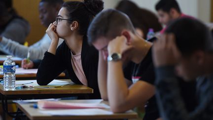 Des candidats du baccalauréat, à Strasbourg, le 17 juin 2019. (FREDERICK FLORIN / AFP)