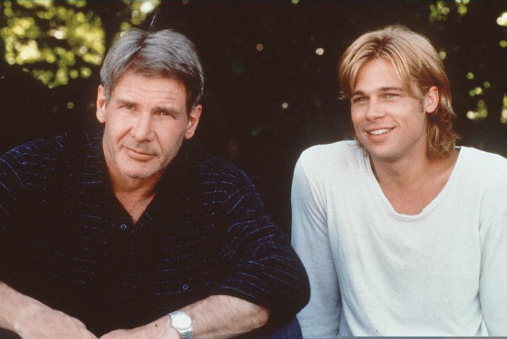 Avec Harrison Ford, en 1997, pour la sortie du film "Ennemis rapproch&eacute;s". ( AFP )