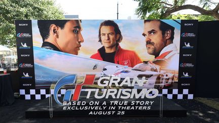 Affiche du film "Gran Turismo" à Los Angeles (Etats-Unis) (Eric Charbonneau/Shutterstock/SIPA)