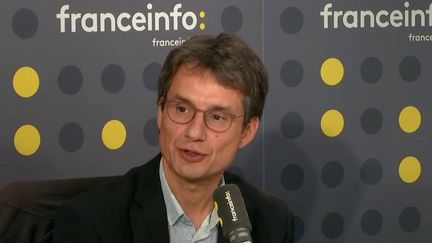 Bruno Patino, journaliste, directeur éditorial d'Arte France, et&nbsp;directeur de l'école de journalisme de Sciences po, invité de franceinfo le 8 octobre 2019. (FRANCEINFO / RADIOFRANCE)