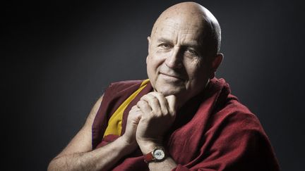 &nbsp;Le moine bouddhiste Matthieu Ricard, traducteur en France du Dalai Lama, en 2017. (JOEL SAGET / AFP)