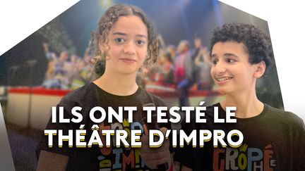 C quoi l'info - théâtre d'impro (franceinfo)