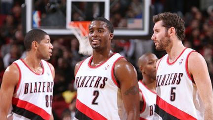 Nicolas Batum, Wesley Matthews Rudy Fernandez (Portland)