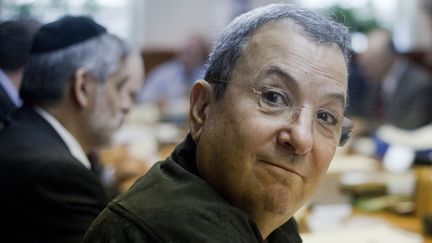 Ehud Barak, le 14 octobre 2012. (JIM HOLLANDER / AFP)