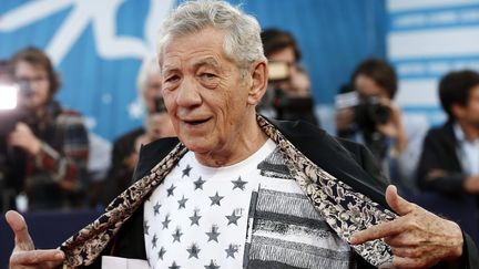 Ian Mc Kellen sur le tapis rouge de Deauville
 (ETIENNE LAURENT/EPA/Newscom/MaxPPP)