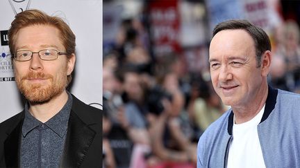 Anthony Rapp (gauche) + Kevin Spacey (droite) 
 (Tim P. Whitby / GETTY IMAGES NORTH AMERICA / AFP et Dia DIPASUPIL / AFP)