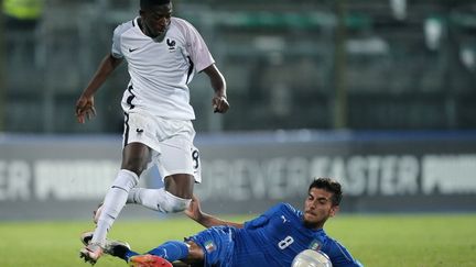 Ousmane Dembele sous le maillot des U21 français (MARCO BERTORELLO / AFP)