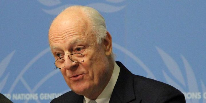 Staffan De Mistura le négociateur des Nations Unies pour la Syrie (à Genève, le 25 janvier 2016). (Fatih Erel / ANADOLU AGENCY)