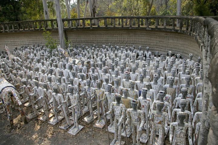 Nek Chand, The Rock Garden, Chandigarh, Inde
 (Halle Saint-Pierre)