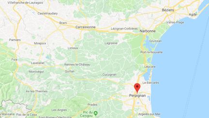 Perpignan dans les Pyrénées-orientales. (GOOGLE MAPS)