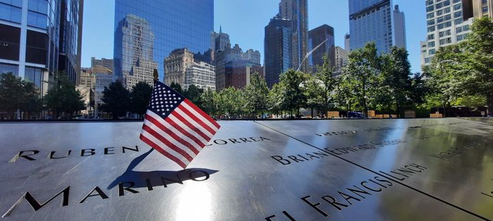 Ground Zero Memorial sur le site des Twin Towers à New York. (BENJAMIN ILLY / RADIO FRANCE)