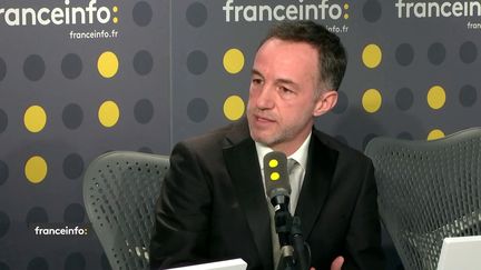 Emmanuel Grégoire, premier adjoint à la mairie de Paris, invité de franceinfo lundi 14 janvier.&nbsp; (FRANCEINFO / RADIOFRANCE)