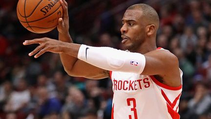 Le meneur star des Rockets de Houston, Chris Paul. (JONATHAN DANIEL / GETTY IMAGES NORTH AMERICA)