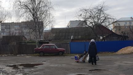 La ville d'Ivankiv, près de Tchernobyl, en février 2022. (XAVIER FRERE / MAXPPP)