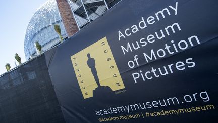 Le musée des Oscars devrait être inauguré en septembre 2021. Il reviendra sur l'histoire du 7e art sans oublier les thèmes du&nbsp;racisme et du sexisme&nbsp;dans le cinéma.&nbsp; (VALERIE MACON / AFP)