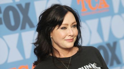 L'actrice américaine Shannen Doherty à Los Angeles, le 7 août 2019. (MICHAEL TRAN / AFP)