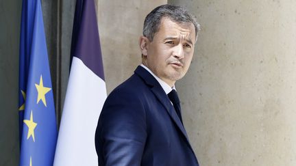 Le ministre de l'Intérieur, Gérald Darmanin, le 24 mai 2023. (LUDOVIC MARIN / AFP)