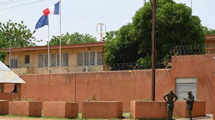 L'ambassade de France à Niamey, le 24 septembre 2023. (- / AFP)