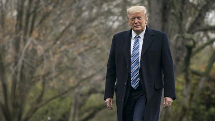 Le président américain Donald Trump, le 28 mars 2020 à Washington. (SARAH SILBIGER / GETTY IMAGES NORTH AMERICA)