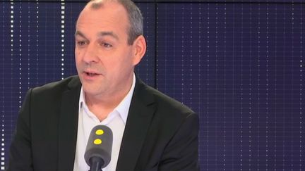 Laurent Berger, le numéro un de la CFDT, invité de franceinfo le 12 novembre 2018.&nbsp; (RADIO FRANCE / FRANCE INFO)