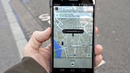 &nbsp; (A Toulouse, la justice a condamné à 1000 euros d'amende et deux mois de suspension de permis de conduire un chauffeur Uber Pop.  © MAXPPP)