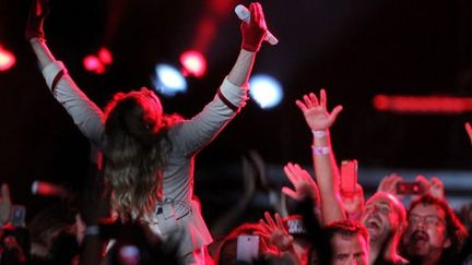 Madonna à Nice (21 août 2012)
 (Valéry Hache / AFP)