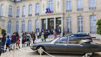 Visite du palais de l'Elysée lors des journée du patrimoine de septembre 2015. (GEOFFROY VAN DER HASSELT / ANADOLU AGENCY / AFP)