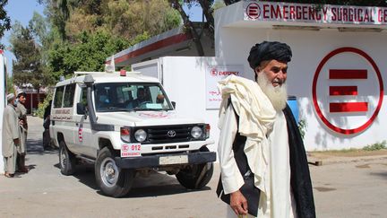 L'hôpital de&nbsp;Lashkar gah, en Afghanistan, en mai 2021, après l'explosion d'une bombe. (WATAN YAR / EPA / MAXPPP)