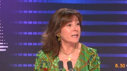 Carole Delga sur franceinfo le 4 octobre 2024. (CAPTURE D'ECRAN / FRANCEINFO / RADIO FRANCE)