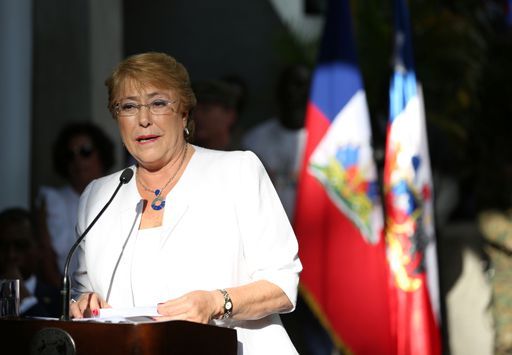 La présidente du Chili, Michelle Bachelet (27 mars 2017) (REUTERS - Jeanty Junior Agustin)