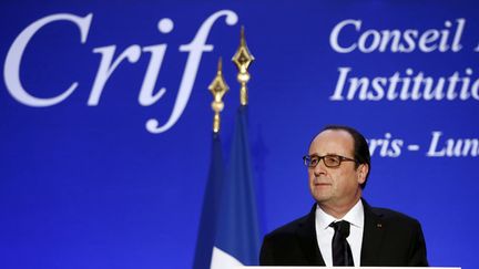 &nbsp; (François Hollande au 30e dîner du Crif © Reuters)