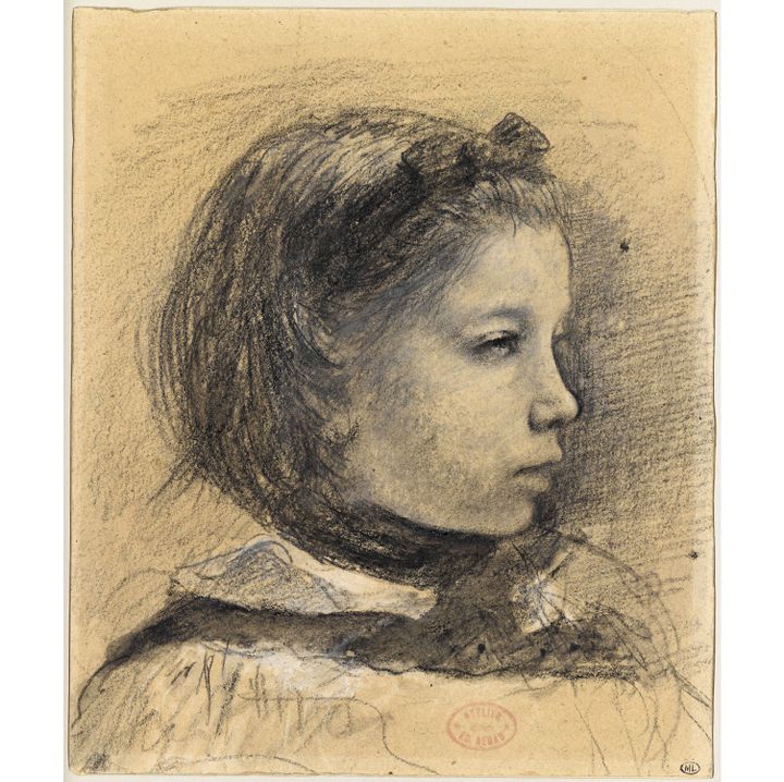 Edgar Degas, "Portrait de Giulia Bellelli, étude pour la famille Bellelli", entre 1858 et 1869, Paris, musée d'Orsay
 (Photo © RMN-Grand Palais (musée d’Orsay) / Tony Querrec)