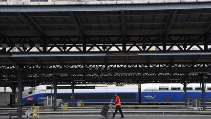 La gare de l'Est à Paris, le 4 avril 2018.&nbsp; (CHRISTOPHE ARCHAMBAULT / AFP)