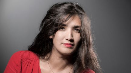 Caroline Guiela Nguyen, nommée à la tête du Théâtre national de Strasbourg, le 19 septembre 2022. (JOEL SAGET / AFP)