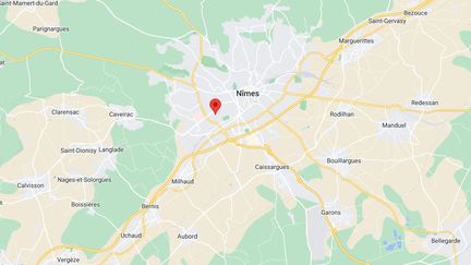 Le quartier Pissevin à Nîmes (Gard), théâtre de plusieurs fusillades en quelques jours dont deux mortelles depuis le 18  août 2023. (GOOGLE MAPS)