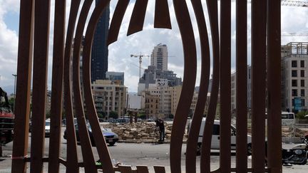 Après l'explosion qui a eu lieu le mardi 4 août 2020 sur le port de Beyrouth au Liban, les dégâts dans le centre-ville. (NATHANAEL CHARBONNIER / RADIO FRANCE)