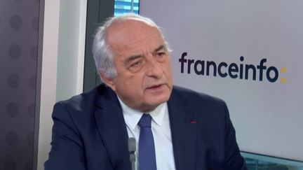 Pierre Goguet, président de CCI France, était l'invité éco du mercredi 14 octobre 2020. (FRANCEINFO / RADIOFRANCE)