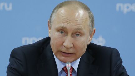 Vladimir Poutine ne digère pas vraiment l'exclusion des athlètes russes pour les JO de PyeongChang... (SERGEI KARPUKHIN / POOL)