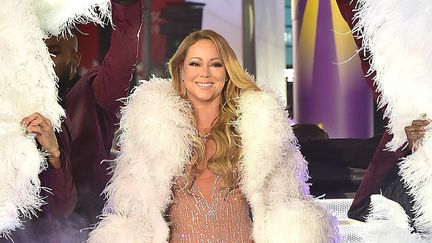 Mariah Carey à Times Square à New York, lors de sa performance le 31 décembre 2016.
 (Eugene Gologursky / GETTY IMAGES NORTH AMERICA / AFP)