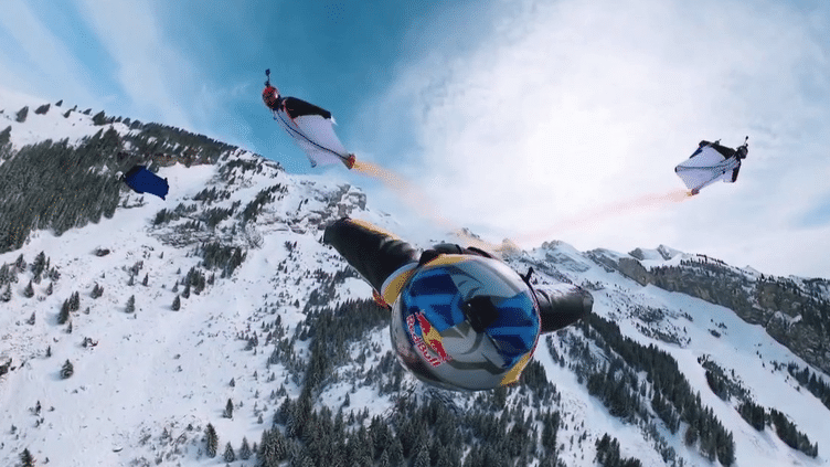 Sports extrêmes : les voltigeurs des monts de la Clusaz