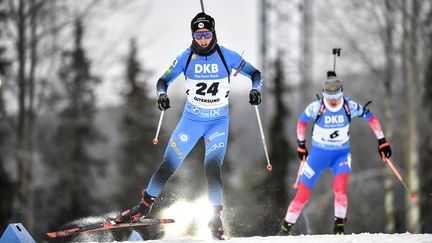 La Française s'est classée deuxième sur le sprint d'Östersund. (ANDERS WIKLUND / TT NEWS AGENCY)