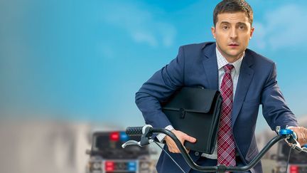 Volodymyr Zelensky incarne le nouveau président de l'Ukraine dans cette série créée en 2015. (ARTE)