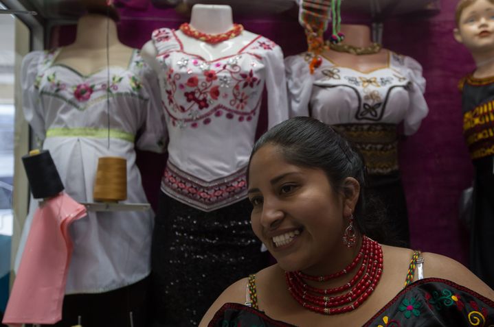 La créatrice Lucia Guillin, juin 2017
 (JUAN CEVALLOS / AFP)