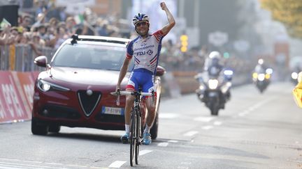 Thibaut Pinot gagne en solitaire le Tour de Lombardie (YUZURU SUNADA / BELGA MAG)