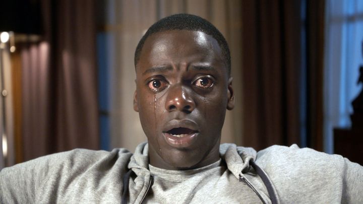 L'acteur britannique&nbsp;Daniel Kaluuya dans le film "Get Out", du réalisateur américain Jordan Peele, en salle mercredi 3 mai 2017.&nbsp; (BLUMHOUSE PRODUCTIONS / QC ENTER / AFP)