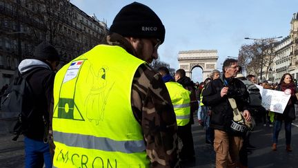 Manifestation de "gilets jaunes" à Paris, le 9 février 2019. (BENJAMIN ILLY / FRANCE-INFO)