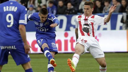 Le dernier derby corse entre Bastia et Ajaccio&nbsp;remonte au 20 avril 2014. (MAXPPP)